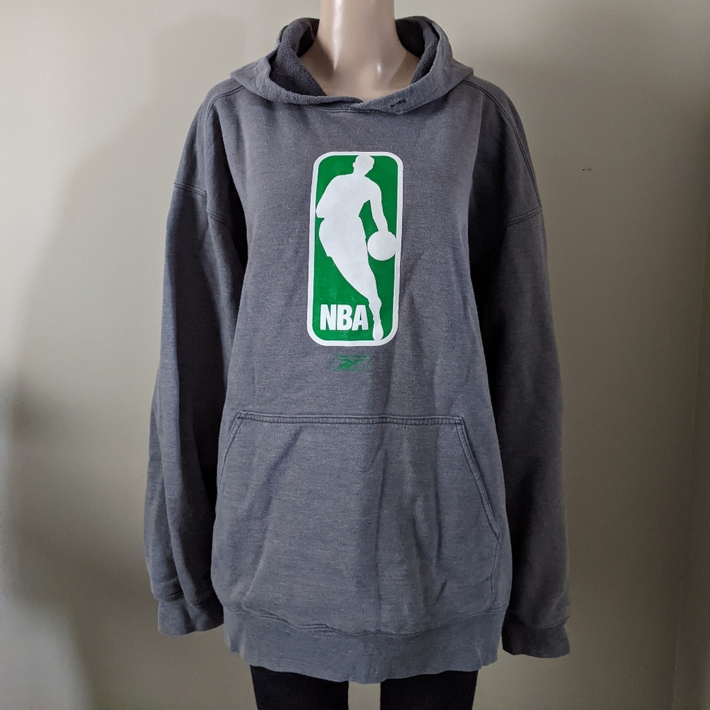 Reebok NBA grey hoodie, men's XL